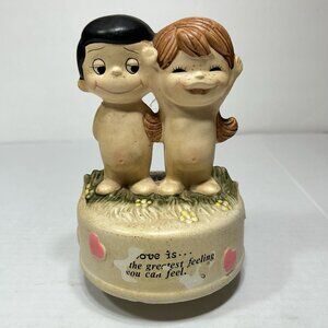 Vintage Kim Caseli Music Box - Love is...The Greatest Feeling you can feel Read